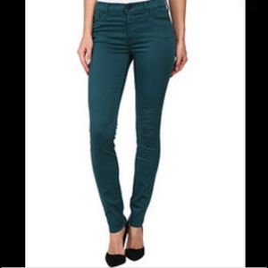 Hudson Teal Skinny Jeans